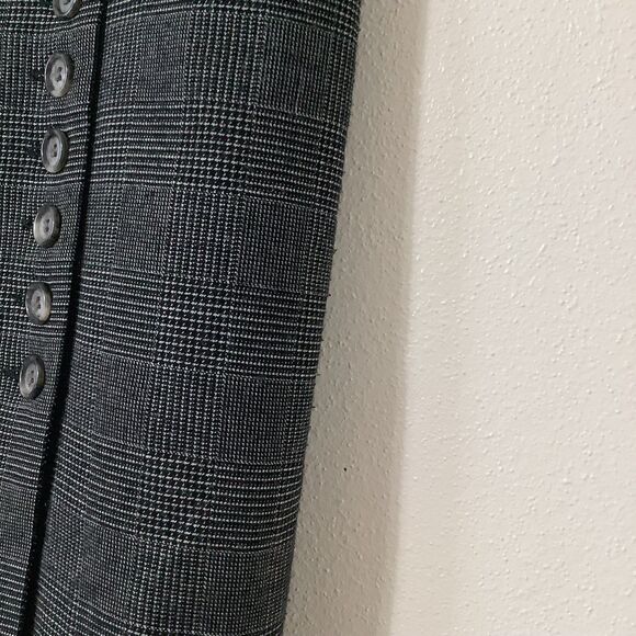 Ann Taylor Plaid Office Siren Workwear Office Old Money Pencil Skirt Size 8 - Picture 6 of 12